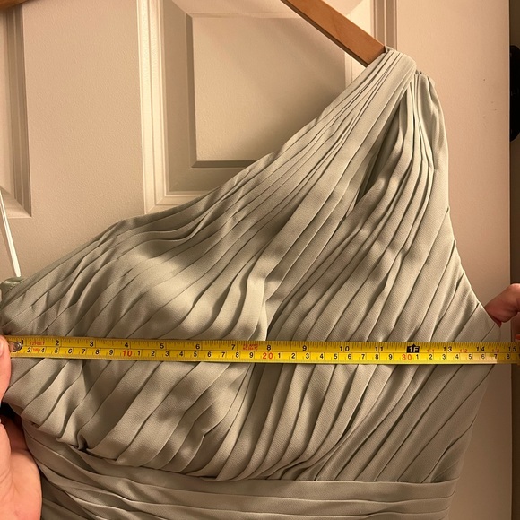 Azazie Molly Dusty Sage Bridesmaid Dress - Picture 8 of 9